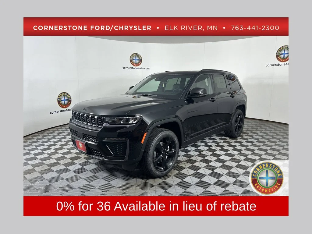 New 2026 Diamond Black Crystal Pearl-Coat Exterior Paint Jeep Limited image 1