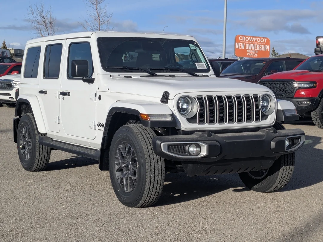 New 2026 White Jeep Sahara - - 4x4 - McKinley Leather Seats - Body? Colour Hardtop - Side Steps & More! image 2
