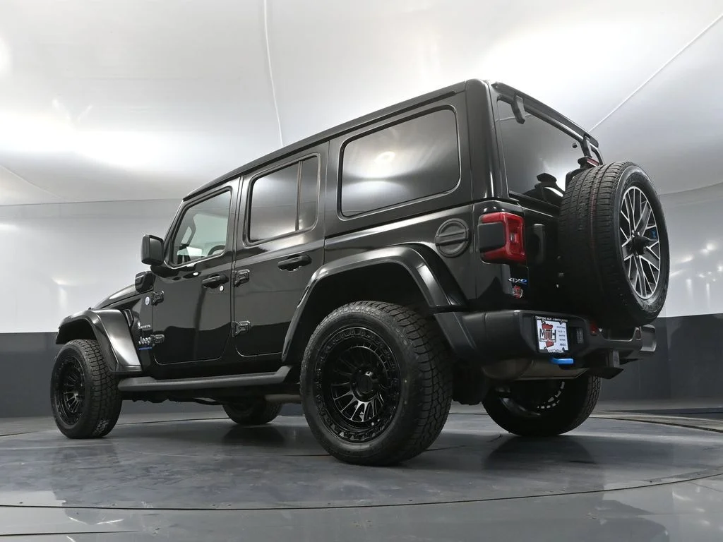 Used 2023 Black Jeep Sahara 4xe image 39