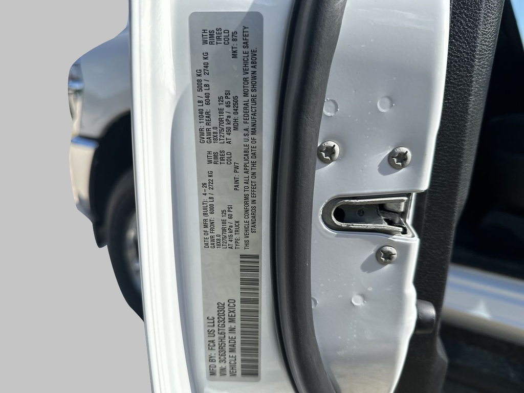 New 2026 Bright White Clear-Coat Exterior Paint RAM Tradesman image 34