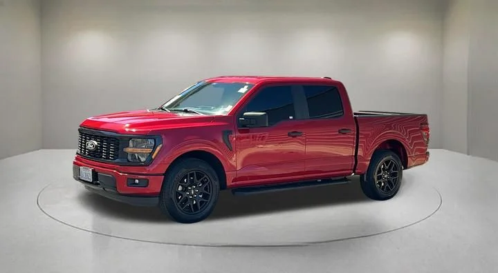 Certified Used 2024 Rapid Red Metallic Tinted Clearcoat Ford STX image 2