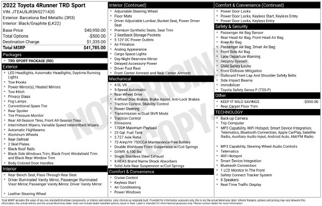 Used 2022 Red Toyota TRD Sport image 6