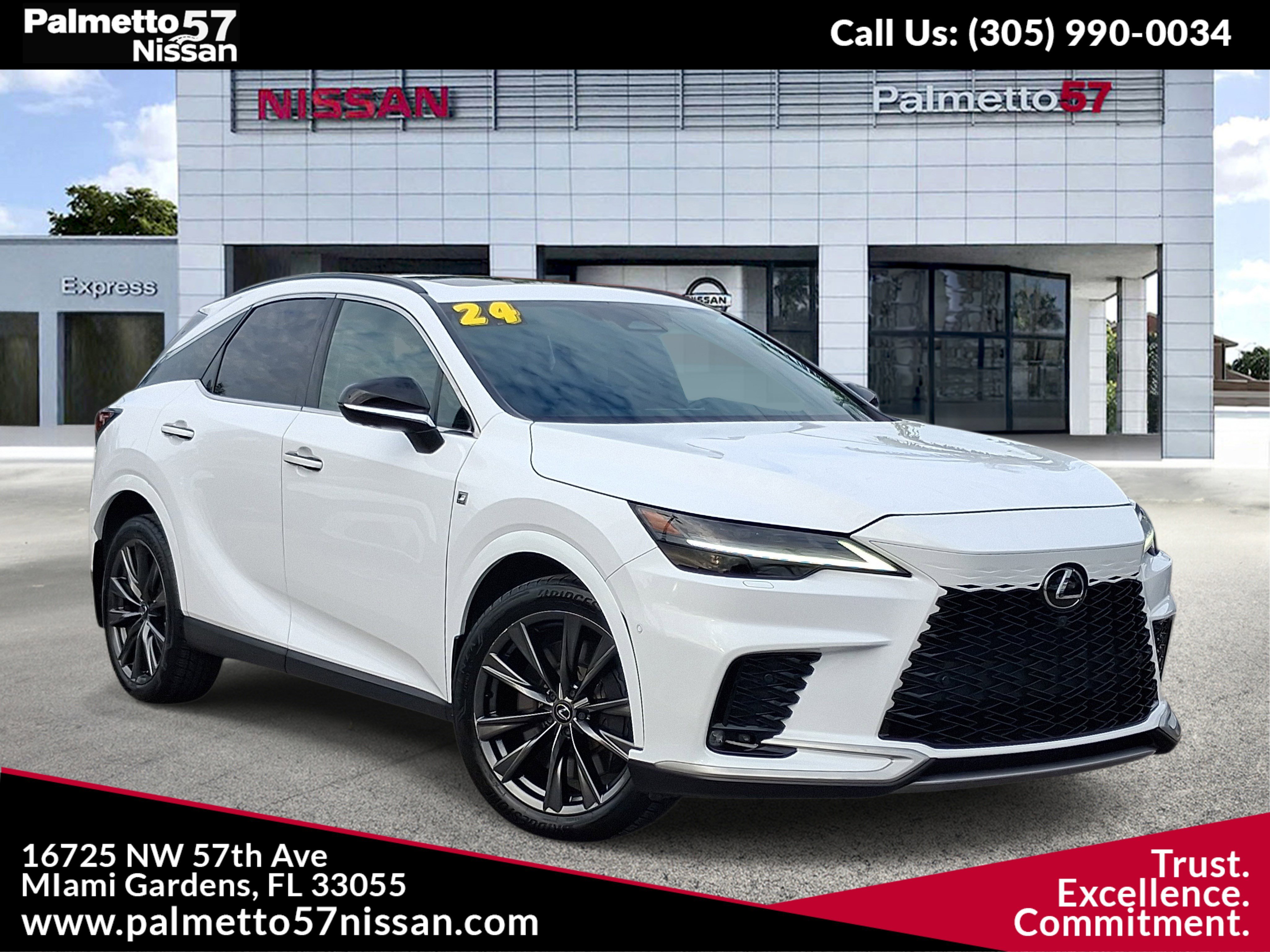 Used 2024 White Lexus 350 F Sport Handling image 1