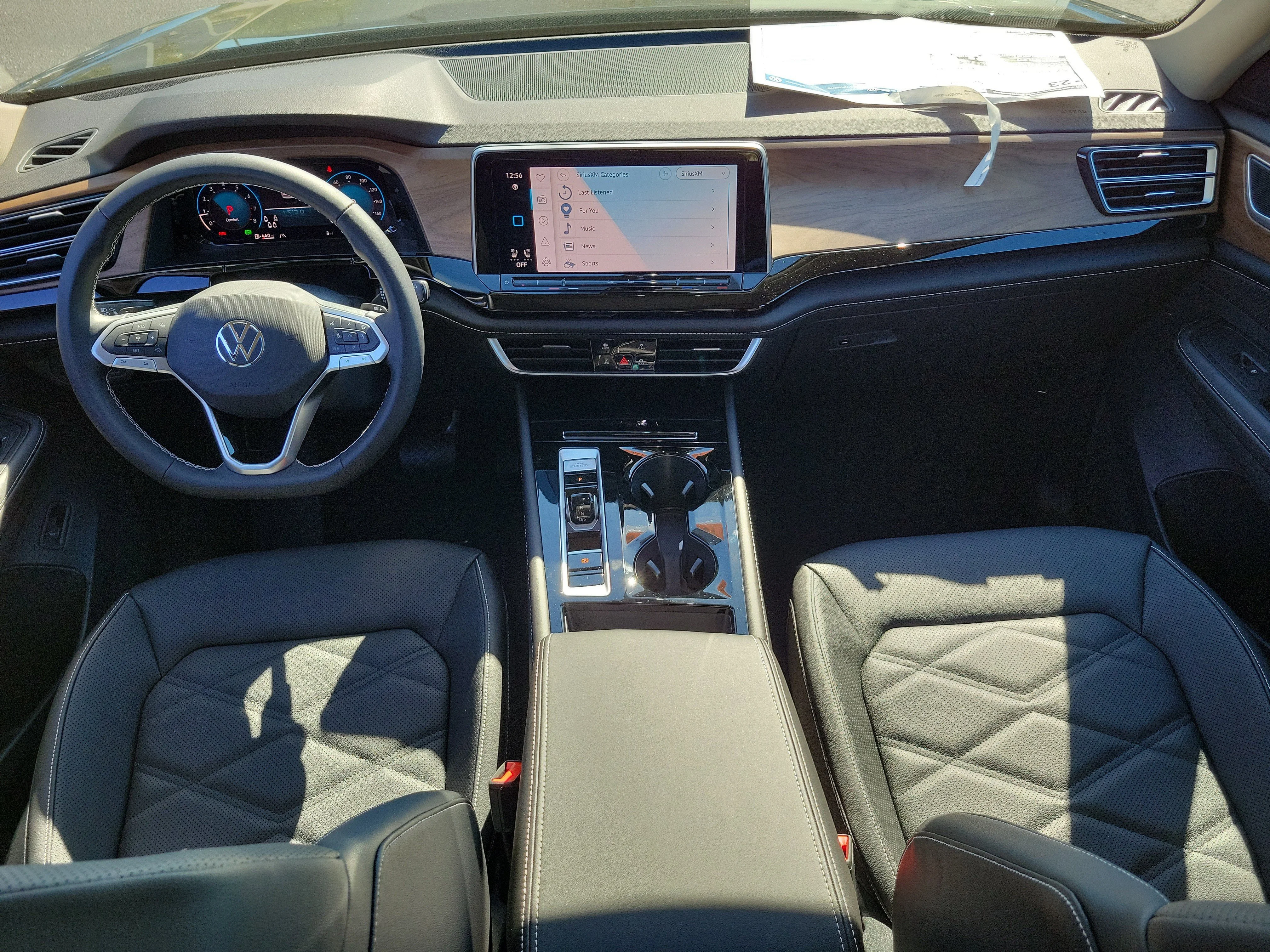 New 2026 Black Volkswagen SE w/Technology image 2
