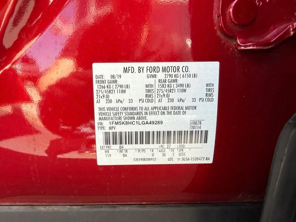 Used 2020 Red Ford Platinum image 43