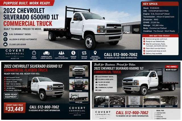 2022 Chevrolet Silverado 6500HD 1WT