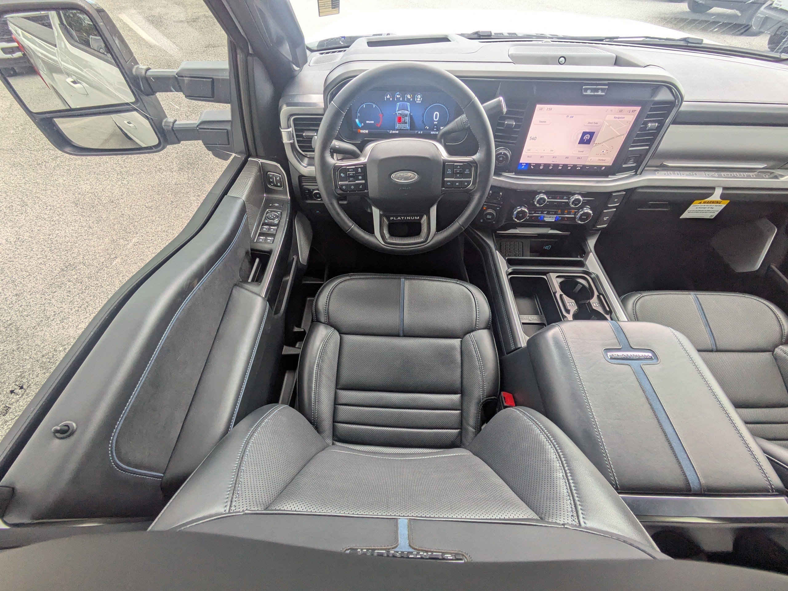 Used 2025 Star White Metallic Tri-Coat Ford Platinum image 16