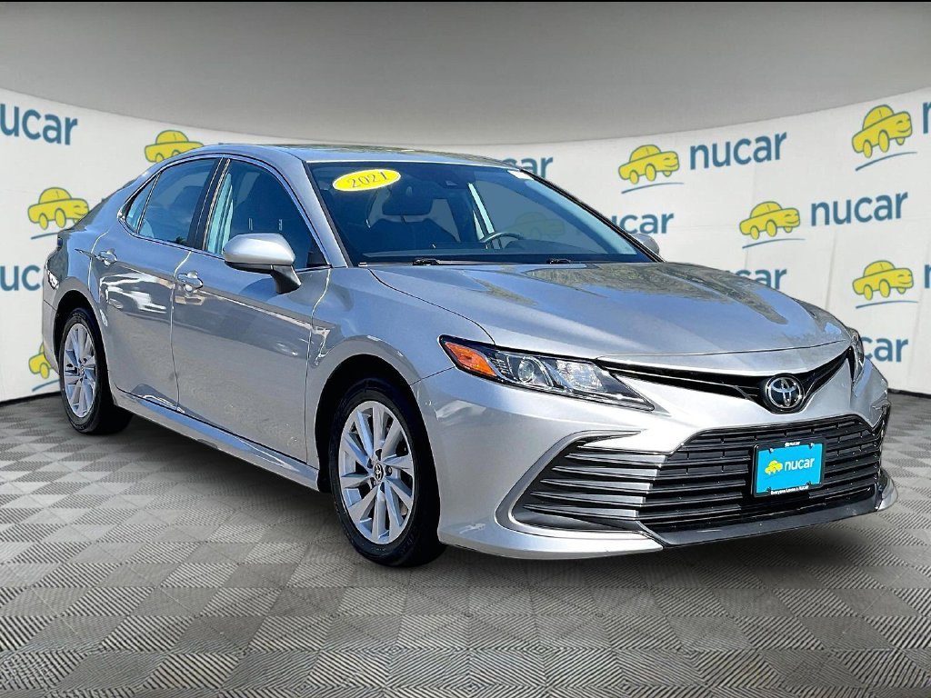 Used 2021 Silver Toyota LE image 1