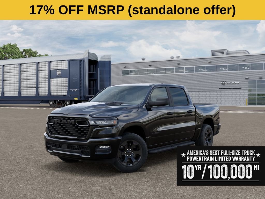 New 2026 Diamond Black Crystal Pearl-Coat Exterior Paint RAM Express image 1