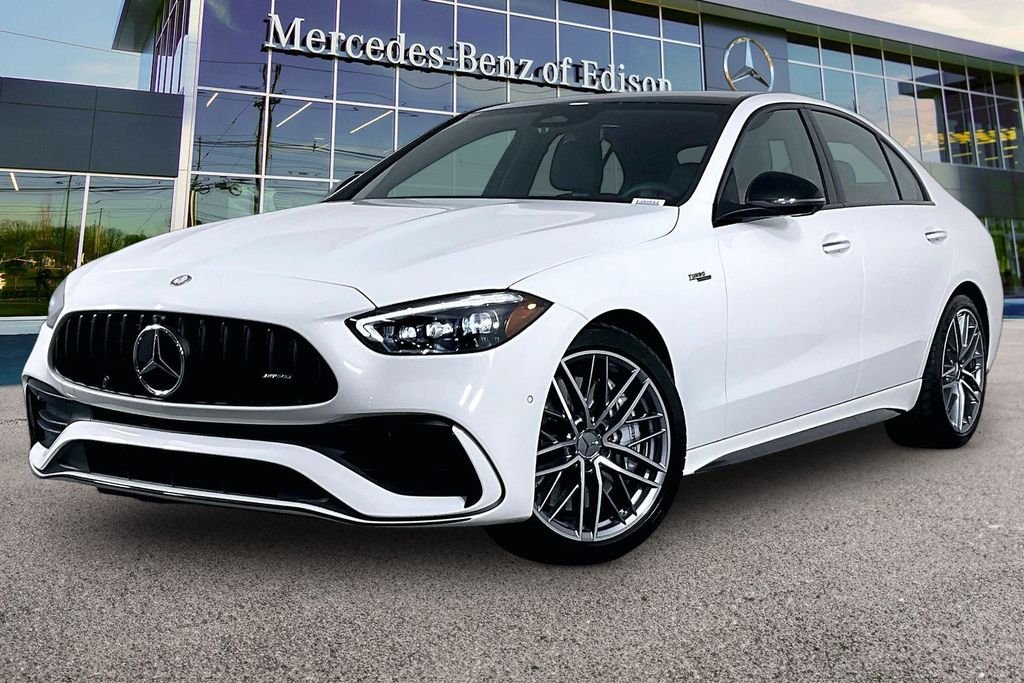 New 2026 Polar White Mercedes-Benz AMG® C 43 4MATIC® Sedan image 2