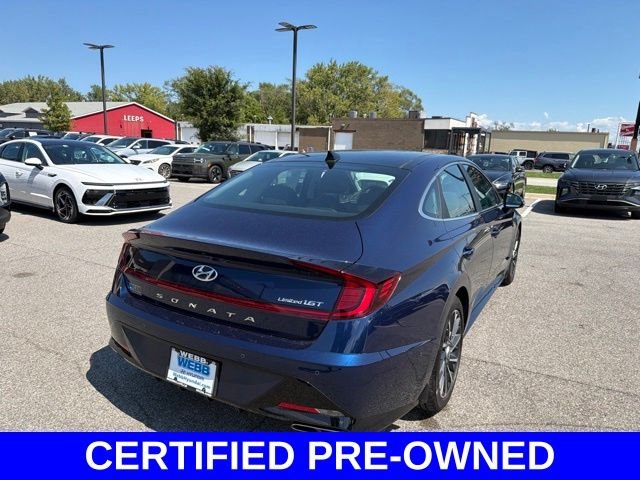 Certified Used 2021 Blue Hyundai Limited image 22