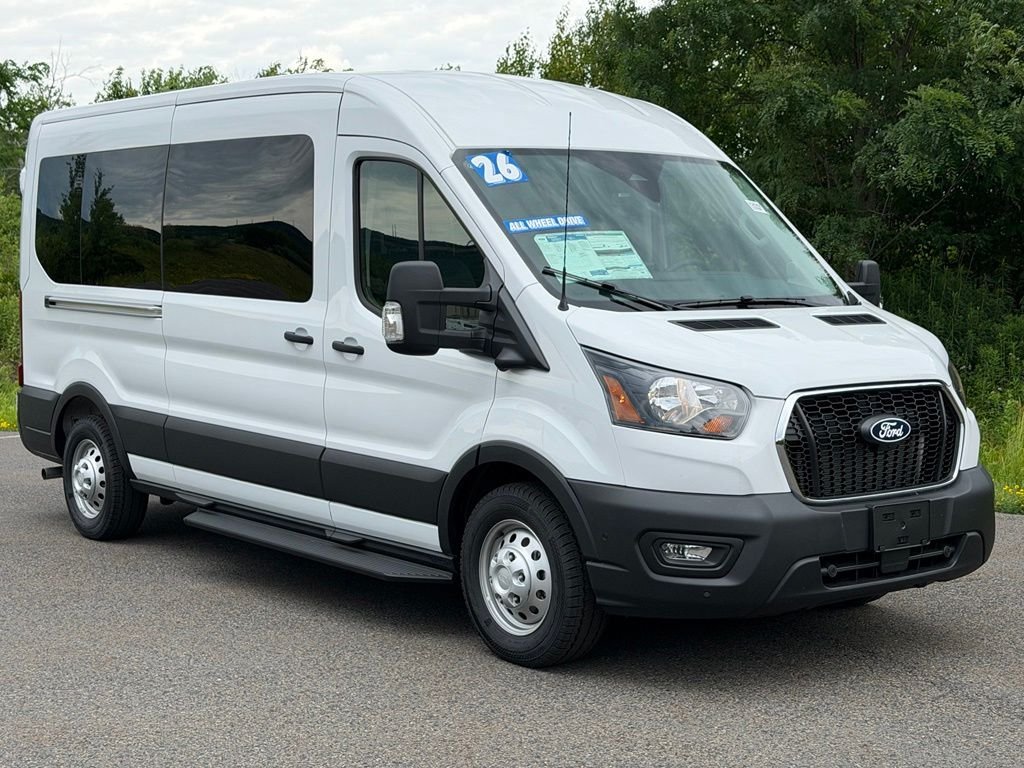New 2026 Oxford White Ford Passenger Van XL image 1