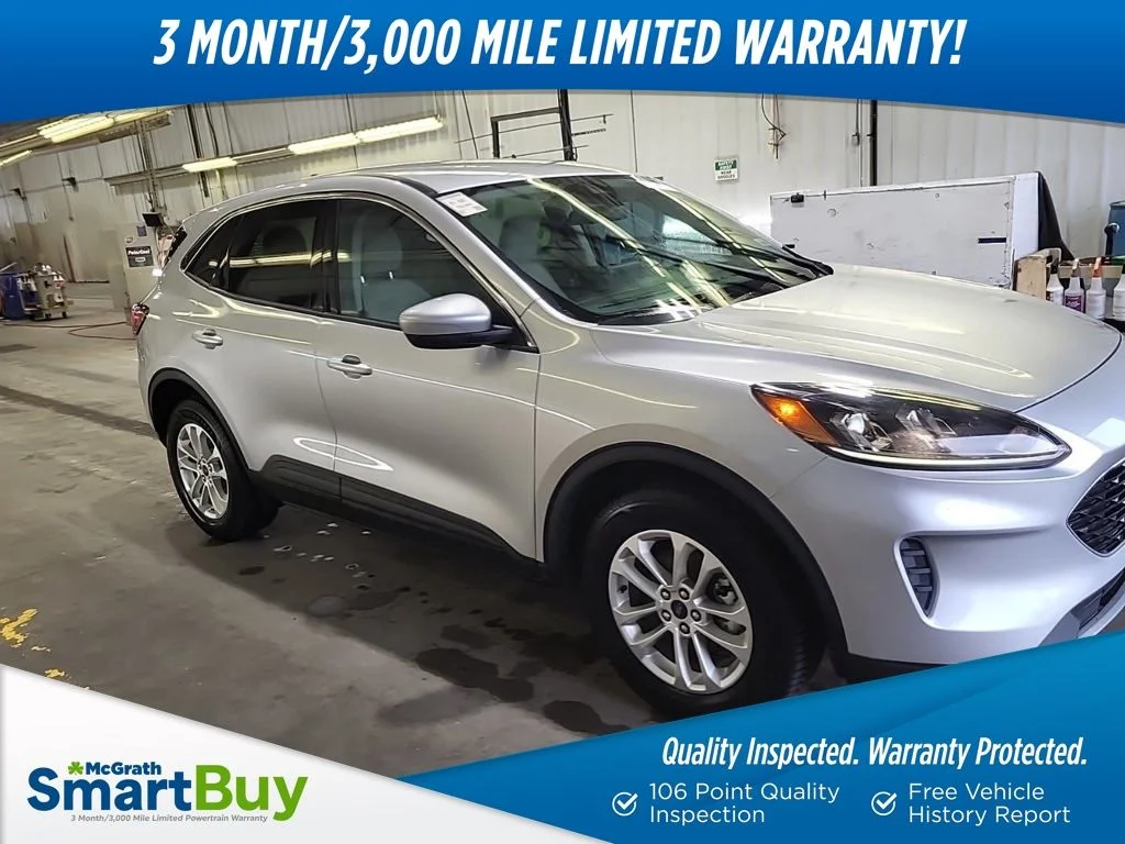 Certified Used 2020 Silver Ford SE image 1