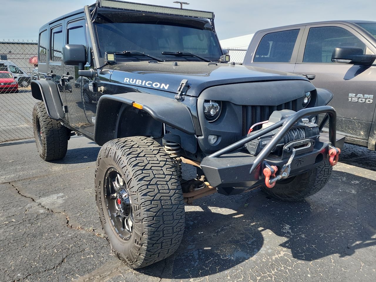 Used 2016 Black Clearcoat Jeep Rubicon image 1