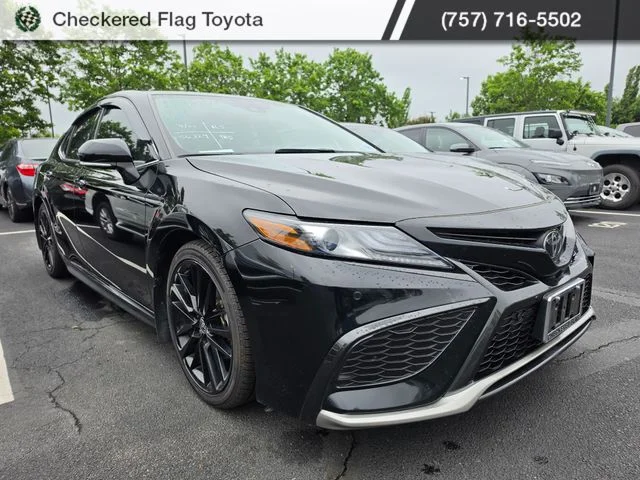 Used 2024 Midnight Black Metallic Toyota XSE V6 image 3