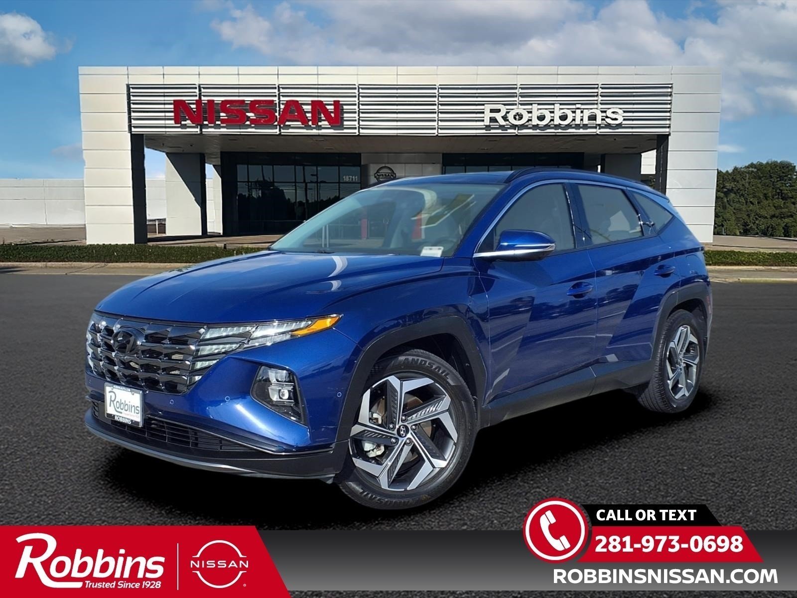 2022 Hyundai Tucson Limited Blue at Robbins Nissan