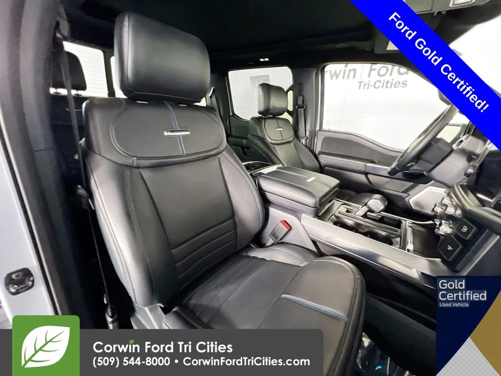 Certified Used 2025 Space White Metallic Ford Platinum image 17