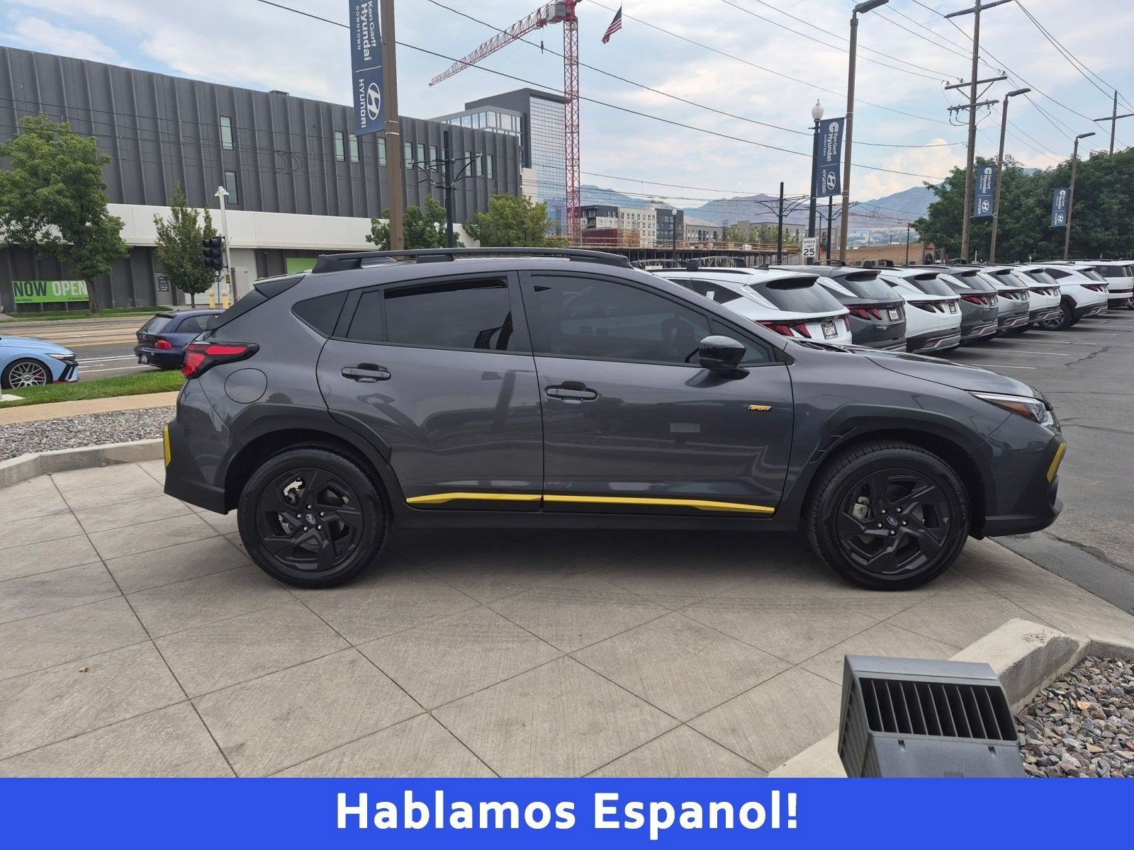 Used 2025 Magnetite Gray Metallic Subaru Sport image 2