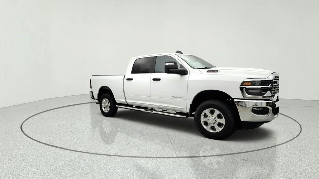 Used 2025 Bright White Clearcoat Ram Big Horn Crew Cab 4x4 6
