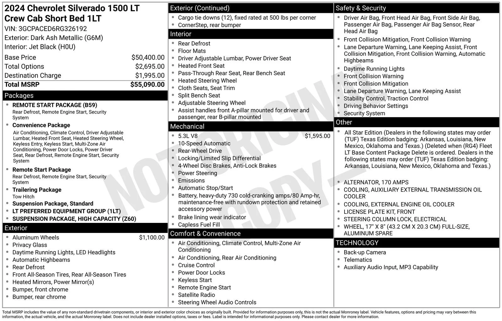 Certified Used 2024 Dark Ash Metallic Chevrolet LT image 22