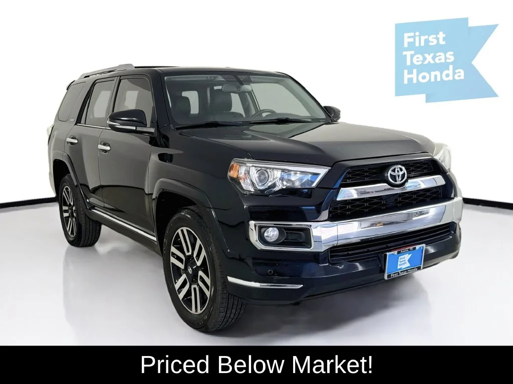 Used 2018 Midnight Black Metallic Toyota Limited image 1