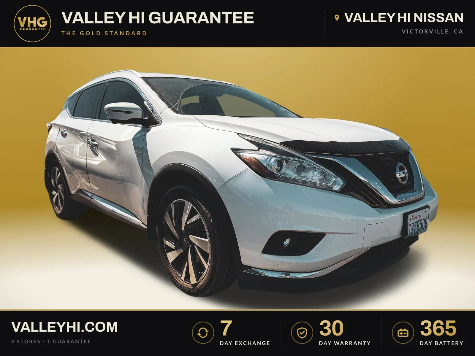 Used 2018 White Nissan Platinum image 1