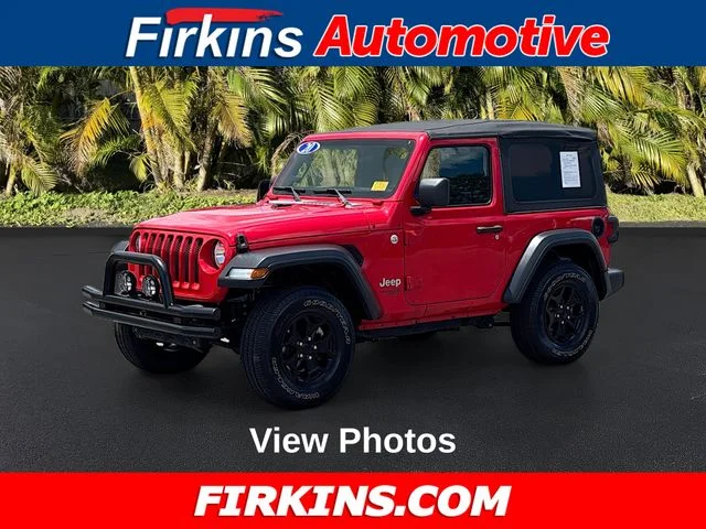 Used 2020 Red Jeep Sport S image 1