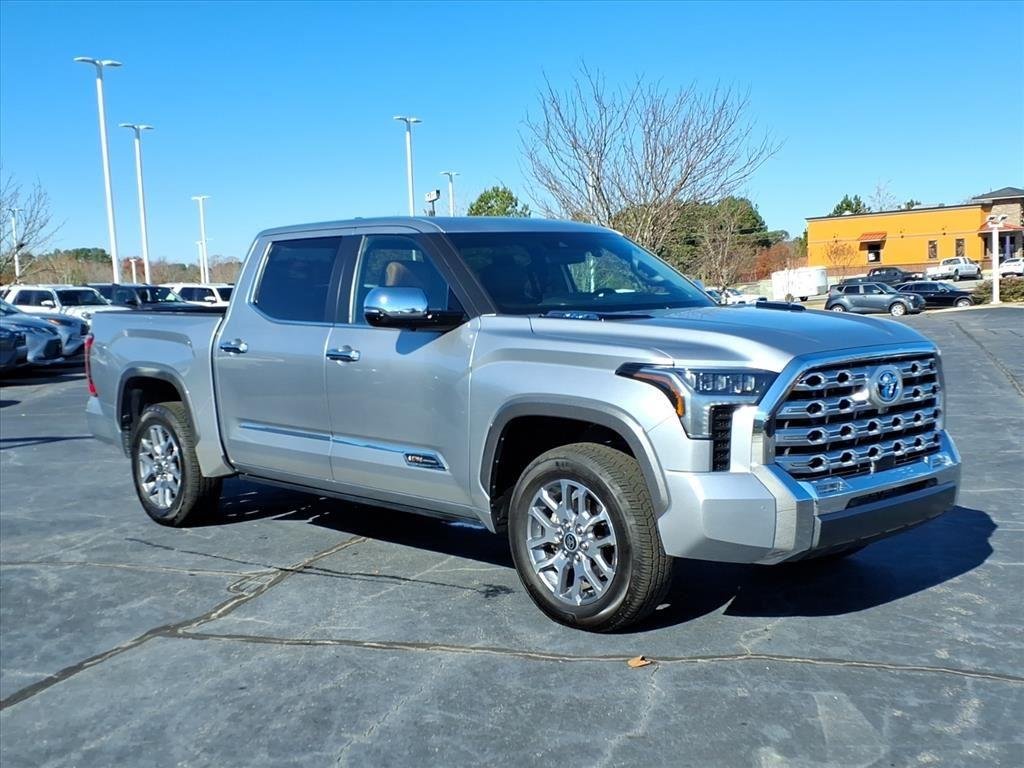Used 2024 Celestial Silver Metallic Toyota 1794 Edition Hybrid image 12