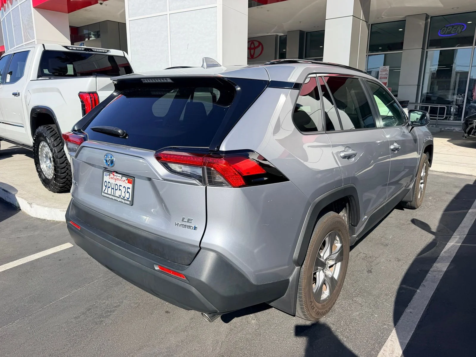 Used 2024 Silver Toyota LE image 2