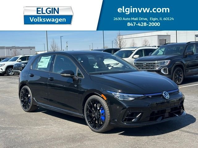 Mythos Black Metallic 2026 Volkswagen Golf R 4Motion Hatchback All-Wheel Drive