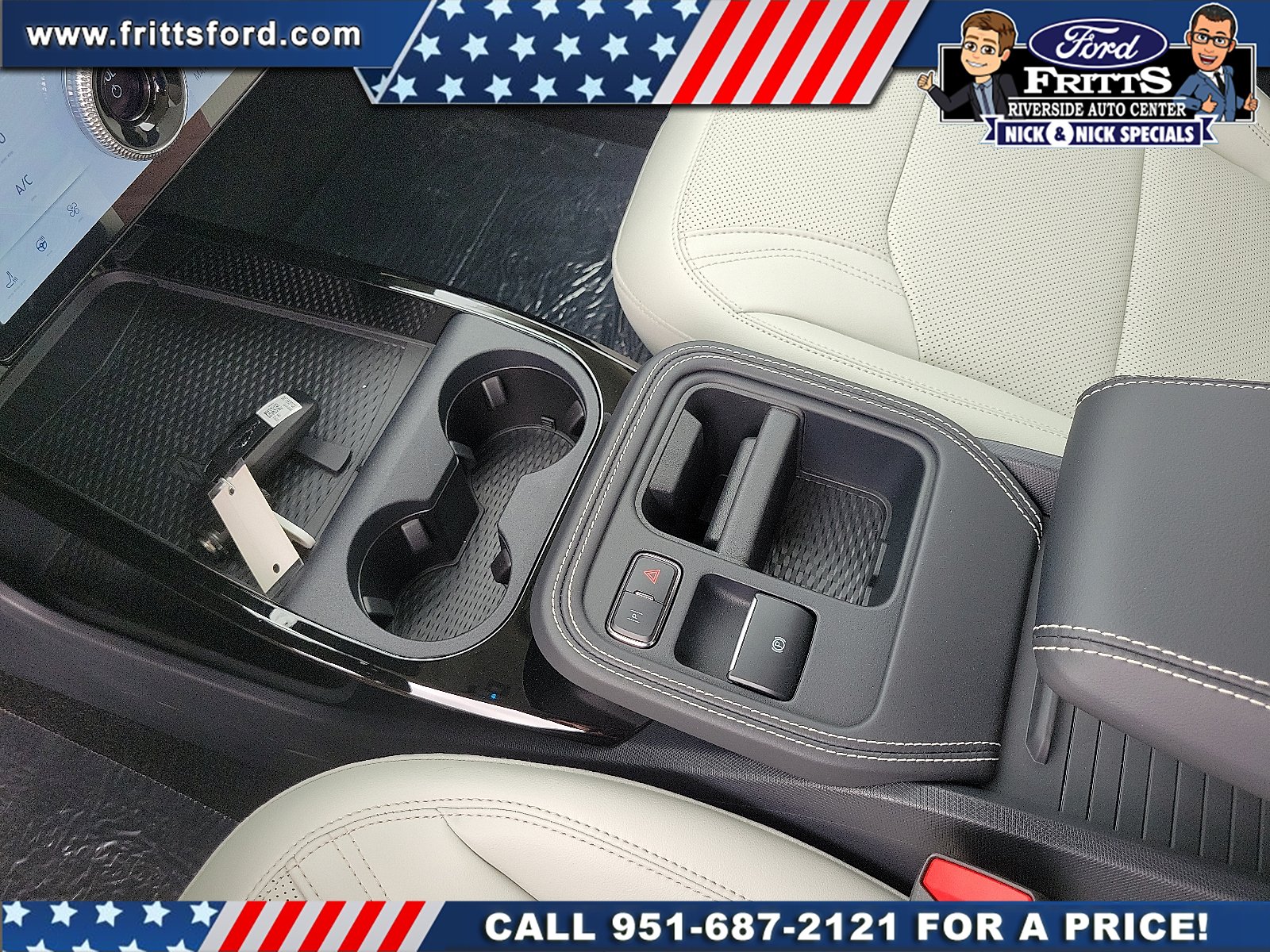 New 2026 Star White Metallic Tri-coat Ford Premium image 8