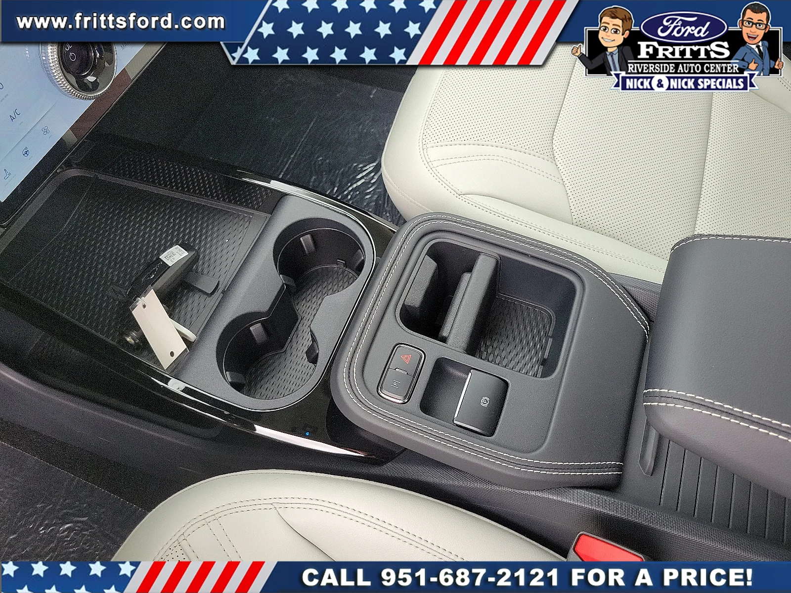 New 2026 Star White Metallic Tri-coat Ford Premium image 8