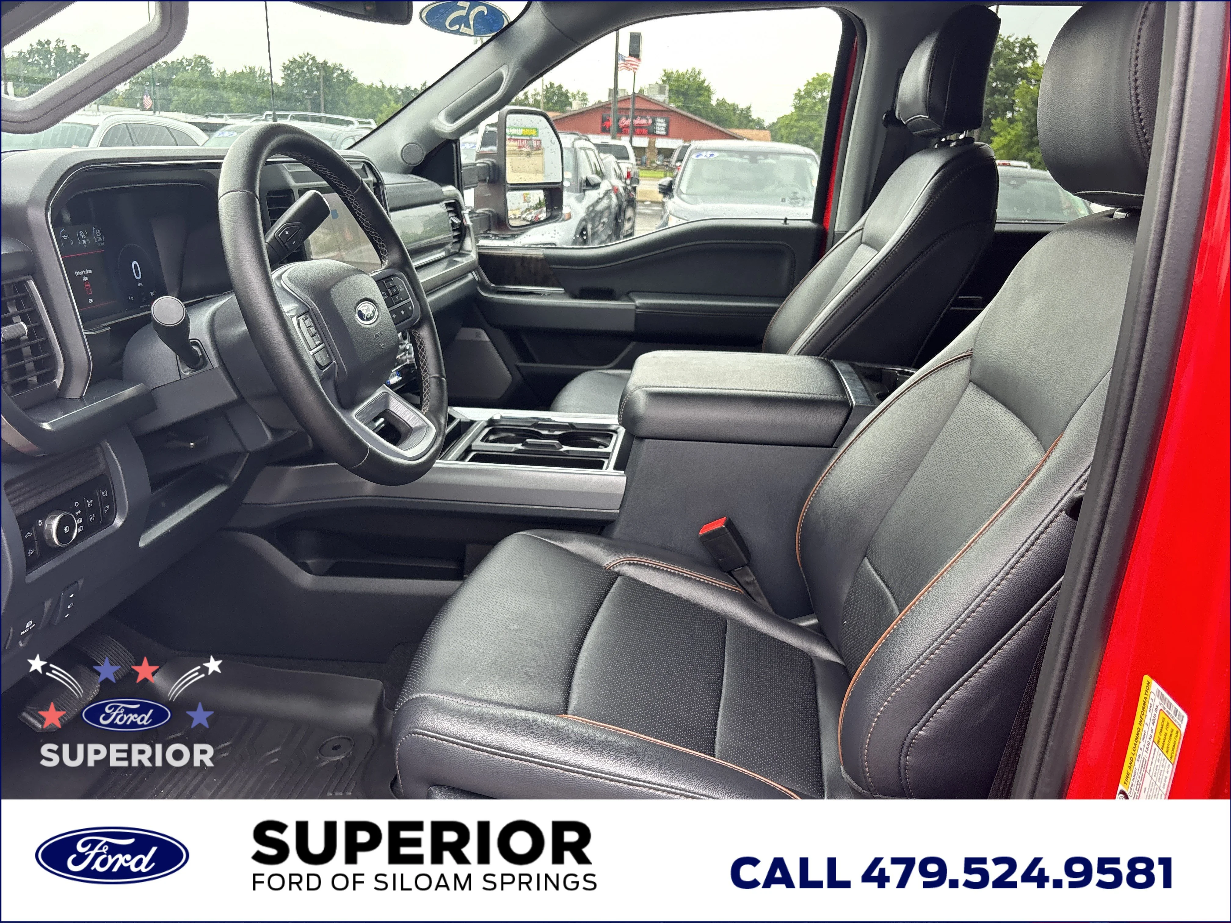 Used 2025 Race Red Ford Lariat 4WD image 19