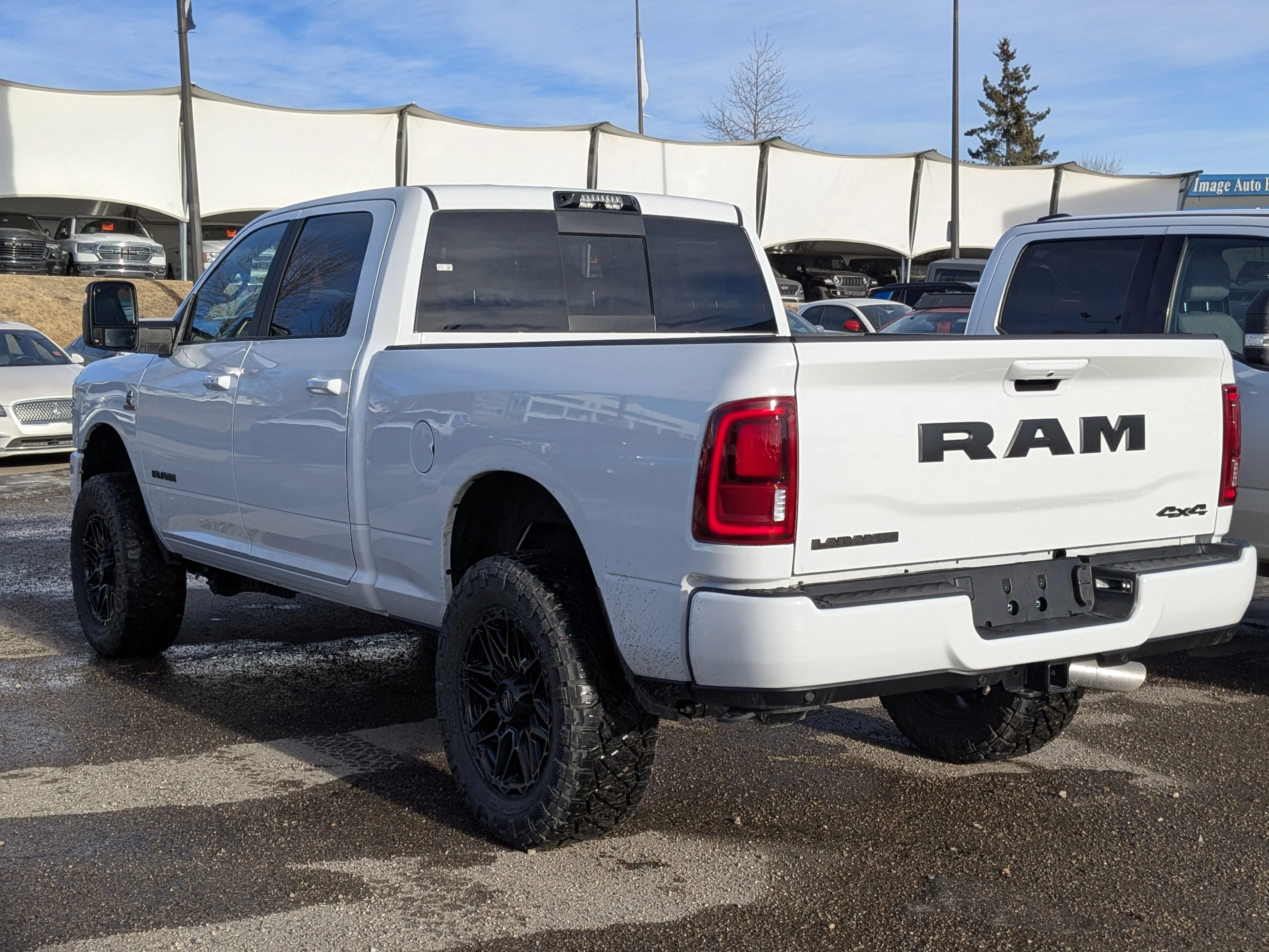 New 2026 White RAM Laramie - Night Edition - Level 1 + Grp - 6.7L Cummins HO & Tons More! image 6
