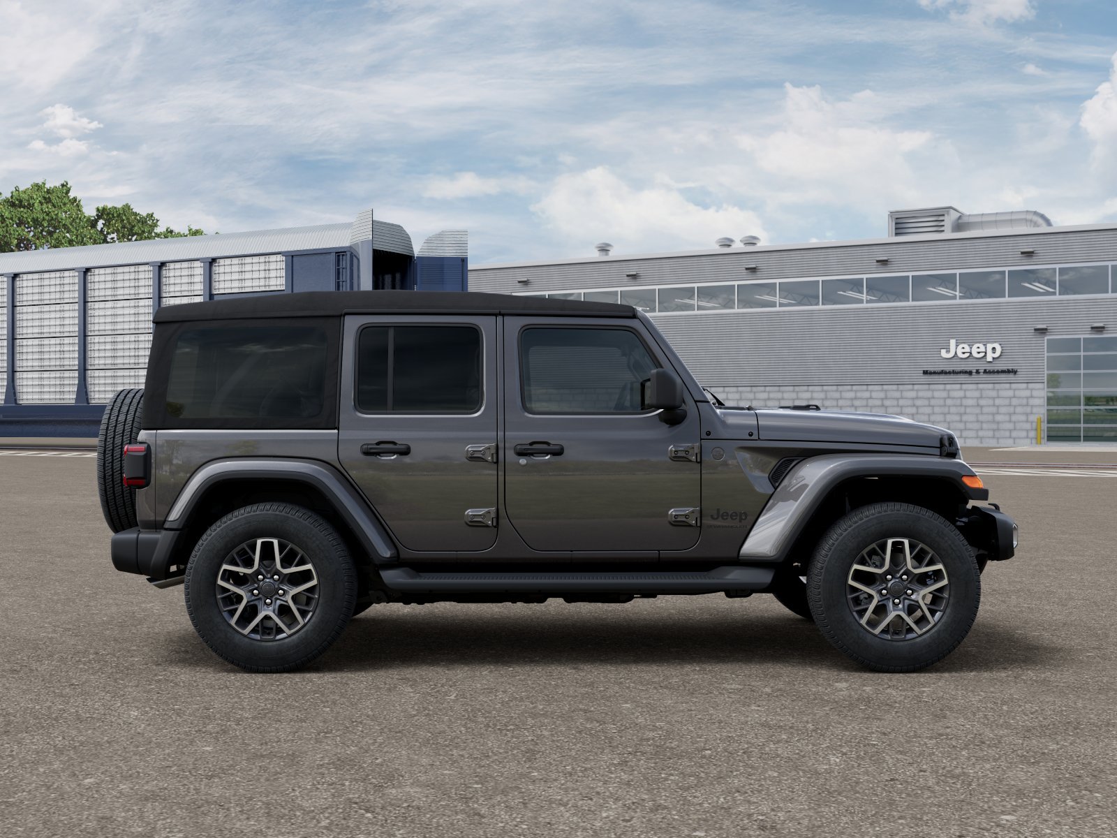 New 2027 Granite Crystal Metallic Clearcoat Jeep Sahara image 12