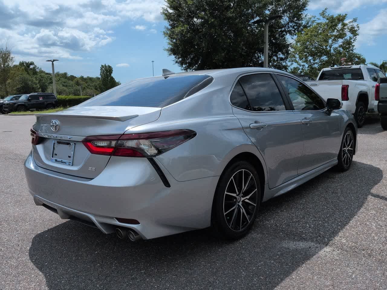 Used 2024 Celestial Silver Metallic Toyota SE image 6