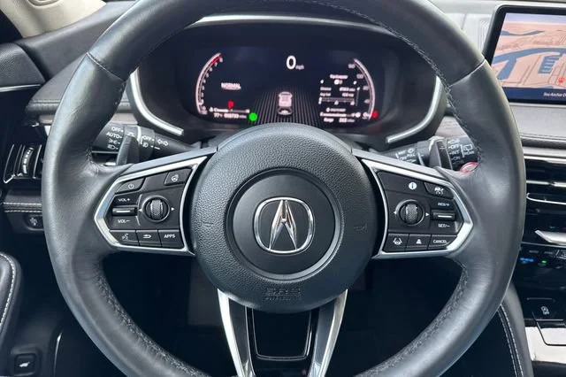 Certified Used 2024 Platinum White Pearl Acura SH-AWD ADVANCE image 64