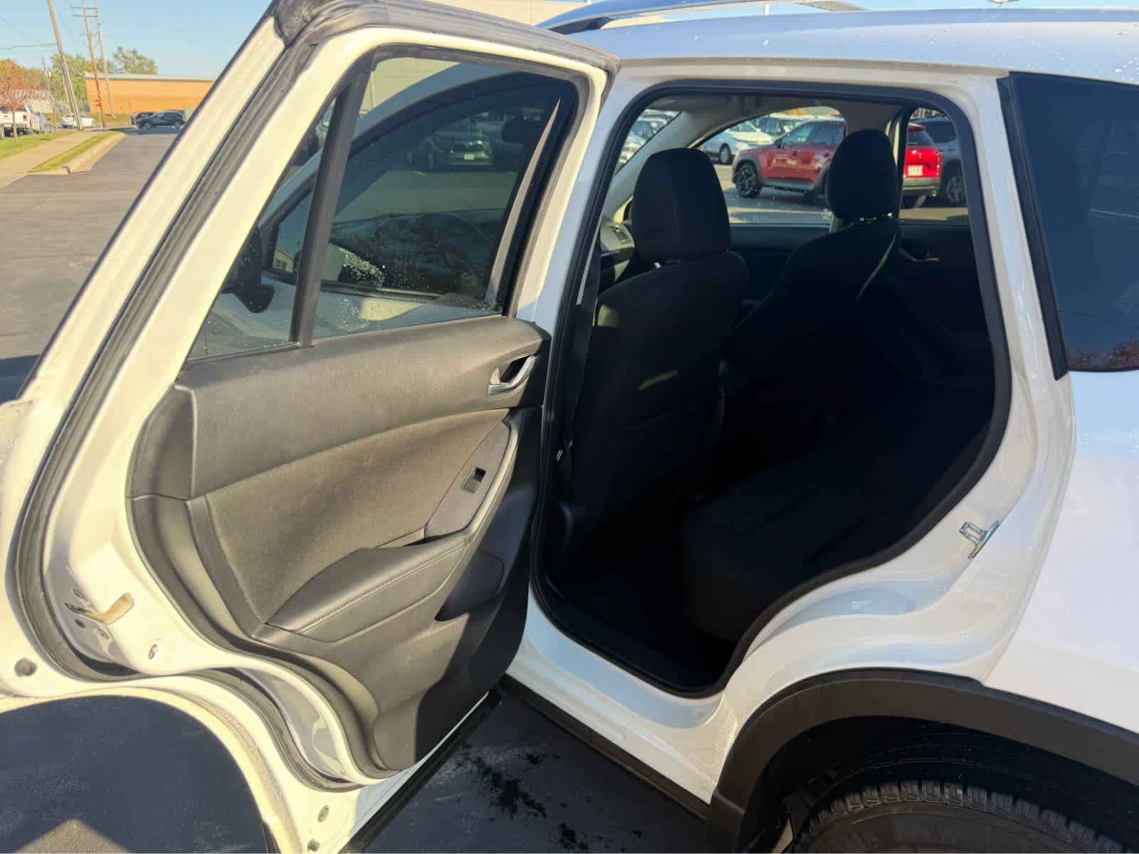 Used 2014 Crystal White Pearl Mica Mazda Touring image 5