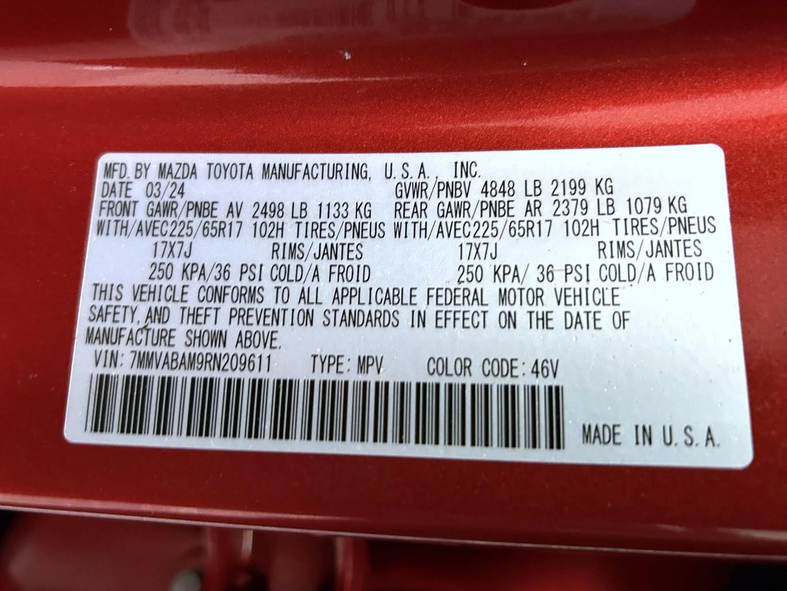 Certified Used 2024 Red Mazda 2.5 S Select Package image 25