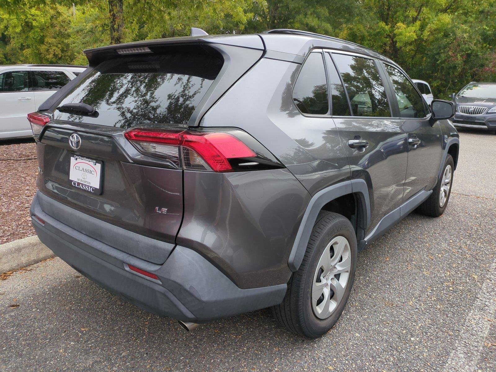 Used 2021 Magnetic Gray Metallic Toyota LE image 2