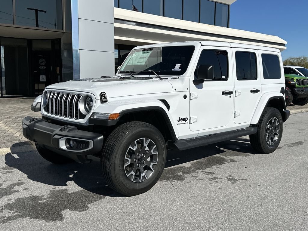 New 2026 Bright White Clear-Coat Exterior Paint Jeep Sahara image 10