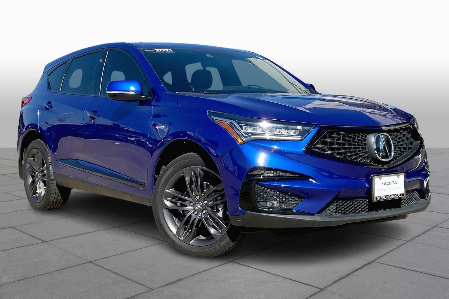 Used 2021 Apex Blue Pearl Acura w/A-Spec Package image 3