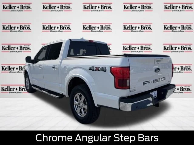Certified Used 2018 White Platinum Clearcoat Metallic Ford Lariat image 5
