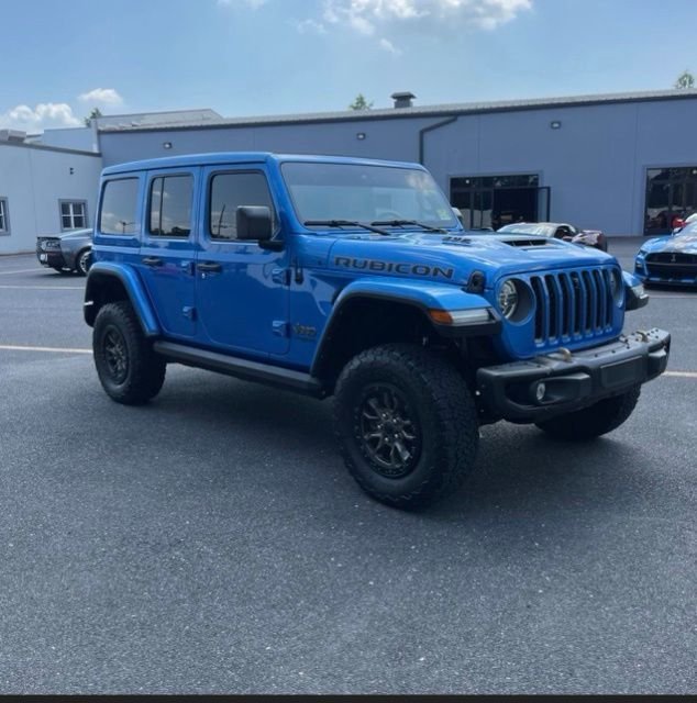 Used 2021 Blue Jeep Unlimited Rubicon 392 image 4
