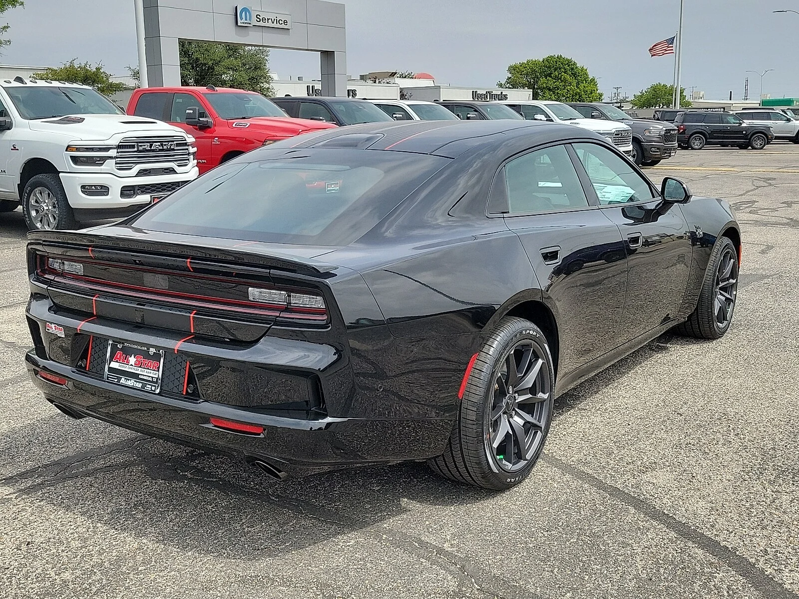 New 2026 Diamond Black Crystal Pearlcoat Dodge SCAT PACK 4-DOOR AWD image 5