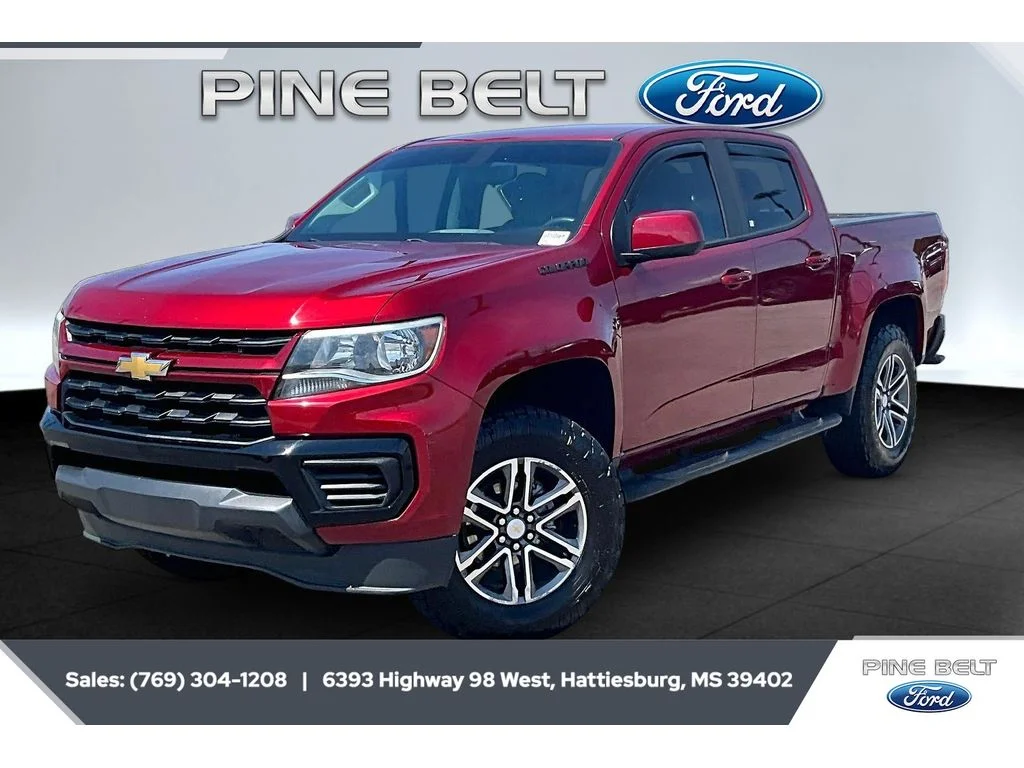 Certified Used 2021 Cherry Red Tintcoat Chevrolet 2WD Work Truck image 10