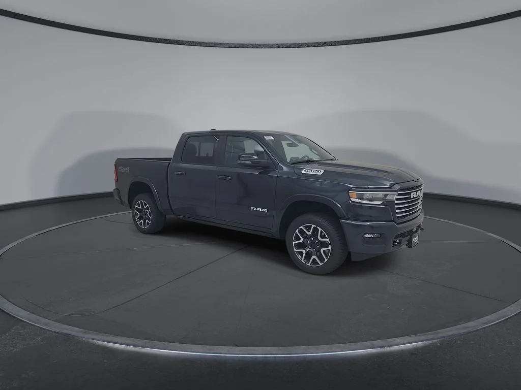 New 2026 Forged Blue Metallic Exterior Paint RAM Laramie image 3