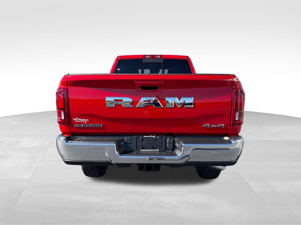 New 2027 Flame Red Clear-Coat Exterior Paint RAM Laramie image 3