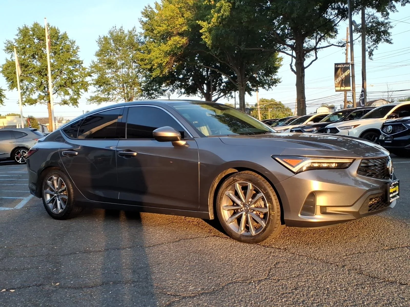 Used 2024 Liquid Carbon Metallic Acura INTEGRA image 3