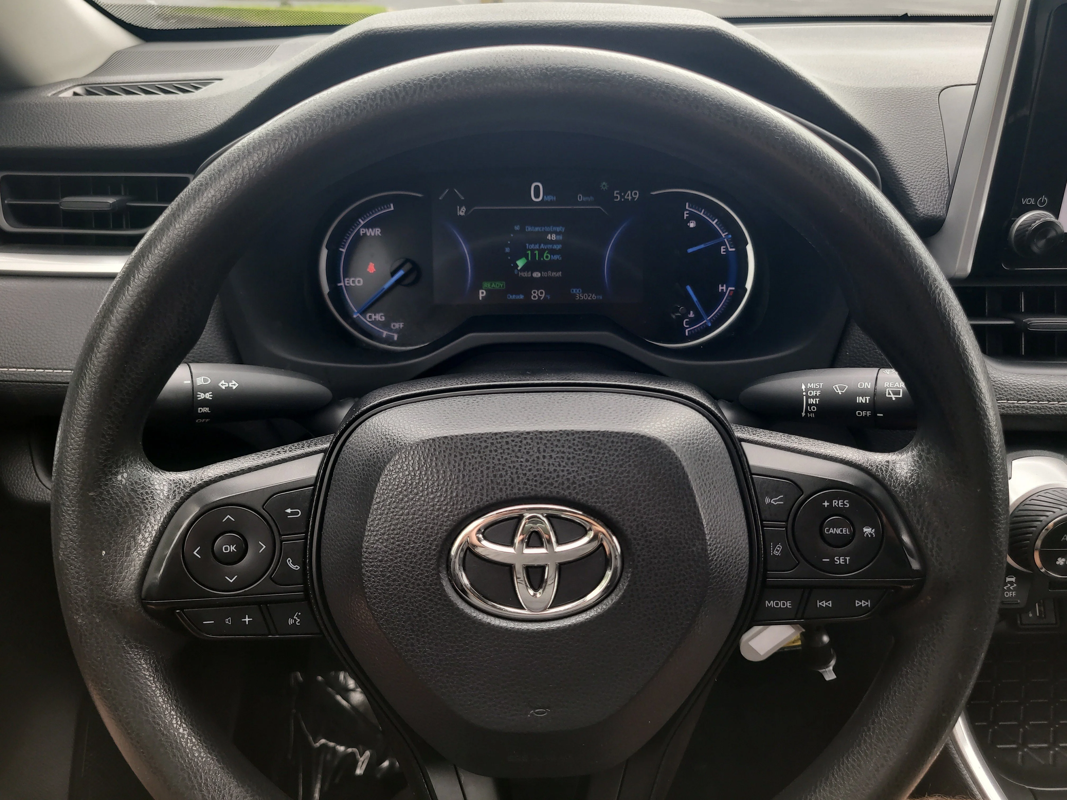 Used 2024 Magnetic Gray Metallic Toyota Hybrid LE image 26
